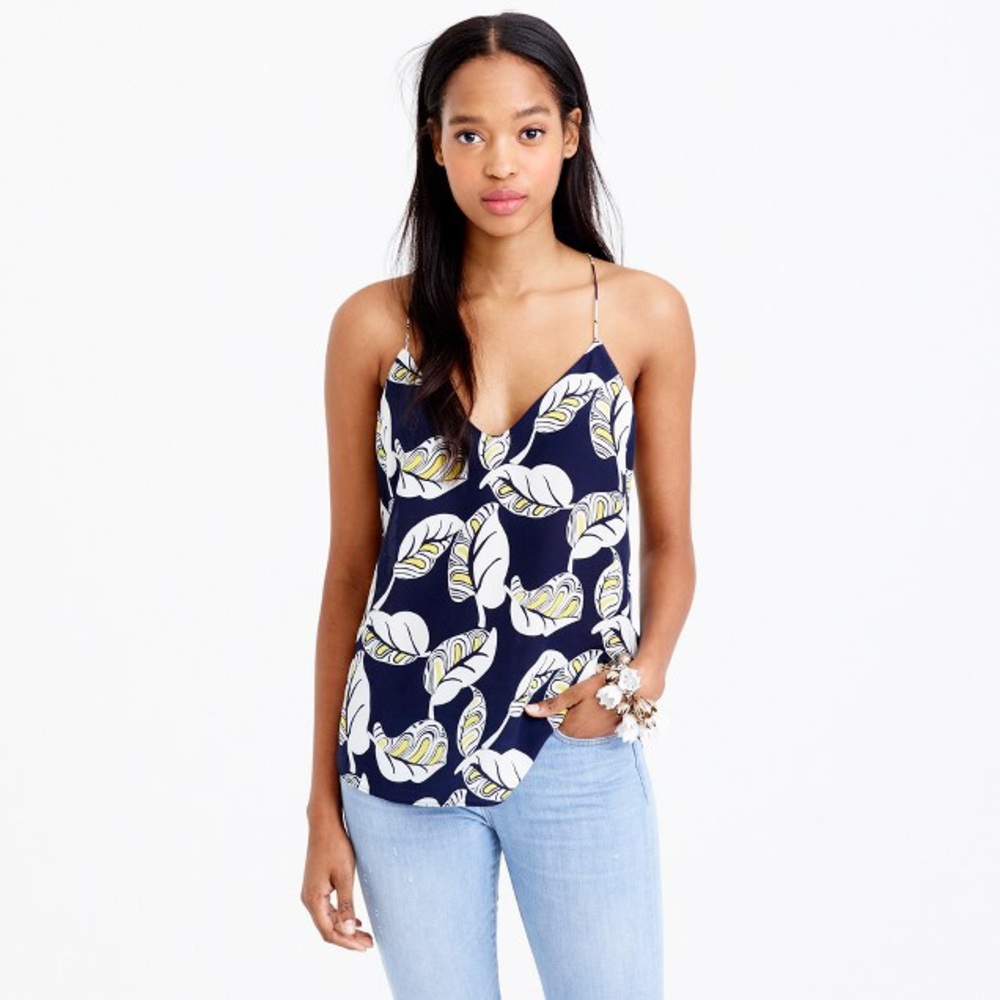J. Crew Tropical Carrie Cami